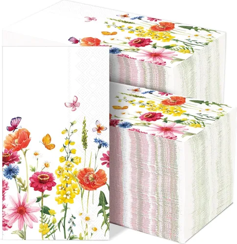 Vista 19 de gisgfim 100 piezas de servilletas de papel desechables con estrellas patrióticas para el 4 de julio, Día de la Independencia, servilletas
