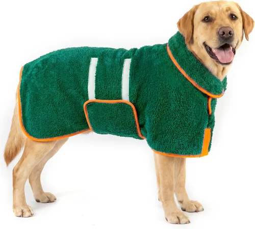 Vista 54 de Bienbee Albornoz para perro, súper absorbente para perros pequeños a Negro