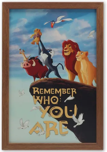 Vista 14 de Disney Lilo and Stitch Always Look On the Bright Side - Arte de pared de madera enmarcado Bonito arte de pared de puntada para decoración del hogar