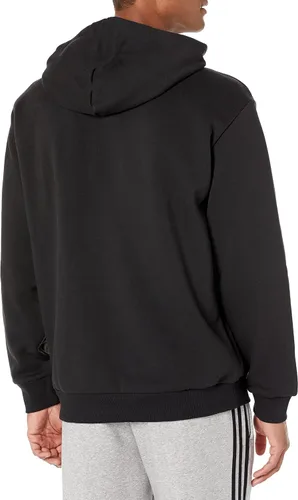 Vista 2 de adidas Sudadera con capucha de rizo francés con estampado de camuflaje para hombre Negro