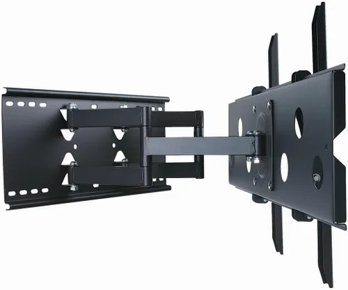 Vista 2 de Monoprice grampa de fijación para colgar en pared Movimiento completo Negro