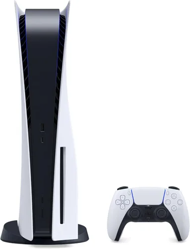 Vista 3 de Sony Playstation 5 Disc Edition 825GB Gaming Console + 1 Wireless Dual Charger Dock Controller for PS5 (Renewed)