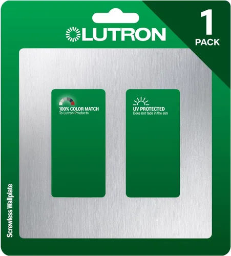 Vista 26 de Lutron Claro - Placa de cubierta para interruptor de luz, placa de pared de 2 posiciones, para interruptores de luz decorativos, cubierta