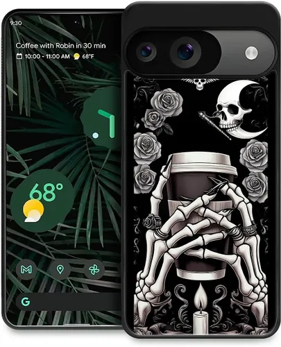 Vista 332 de Compatible con Google Pixel 4A 5G Mobile Case Creative Acrylic Back Panel Silicona Edge Case Slim Protección Especialmente para Google Pixel 4A 5G