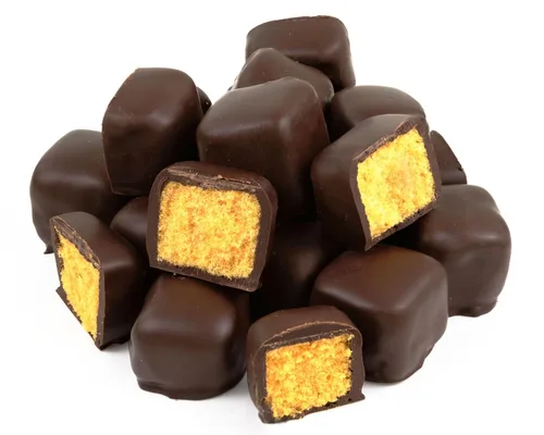 Vista 3 de Caramelo de esponja de chocolate negro