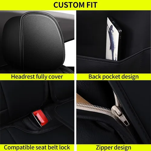 Vista 9 de DISUTOGO Fundas de asiento para Honda Pilot 2016-2025 2026