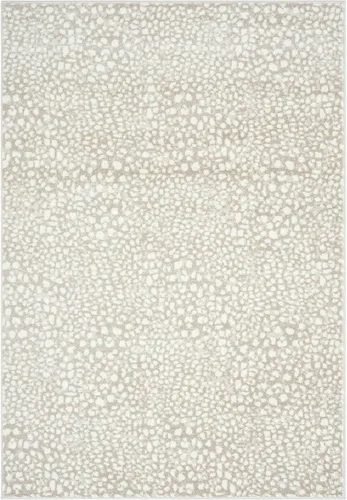 Vista 2 de Abani Alfombra de área con estampado de guepardo beige, colección Arto - Alfombra de acento contemporánea y duradera (2'2" x 8')