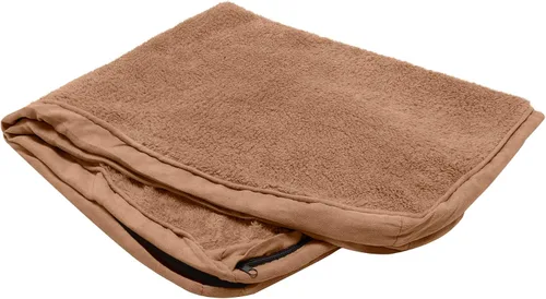 Vista 19 de Furhaven - Funda de repuesto para cama de perro resistente al agua, interior/exterior, con logo, Oxford Polycanvas, lavable - Castaño, jumbo plus