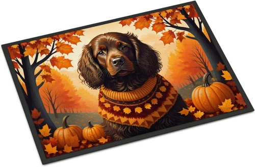 Vista 84 de Caroline's Treasures DAC1041MAT - Tapete de algodón de Tulear para puerta delantera, 18 x 27 pulgadas, para interiores y exteriores, para entrada