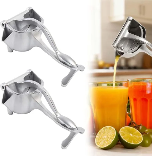 Vista 10 de Prensa manual de aleación de aluminio para exprimir jugo de frutas cítricas, extractor de jugo de frutas frescas, exprimidor de limón, naranja