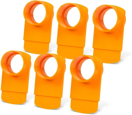 Vista 12 de POWERTEC 70295-P2 - Puerta de ráfaga integrada de 4 pulgadas, resistente a obstrucciones, ajuste de plástico ABS cónico antihuecos para sistemas