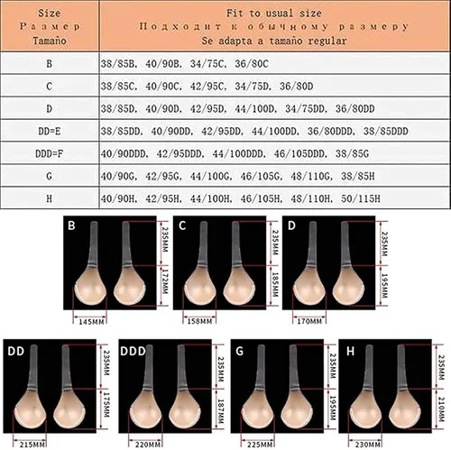 Vista 7 de Browsluv Invisible Lift Bra Pro, sujetador adhesivo Browsluv, brasier de elevación para senos caídos, talla grande, autoadhesivo