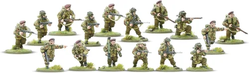 Vista 2 de Warlord Games Paracaidistas aliados aerotransportados británicos – Miniaturas de plástico a escala de 1.102 in para Bolt Action Miniaturas altamente