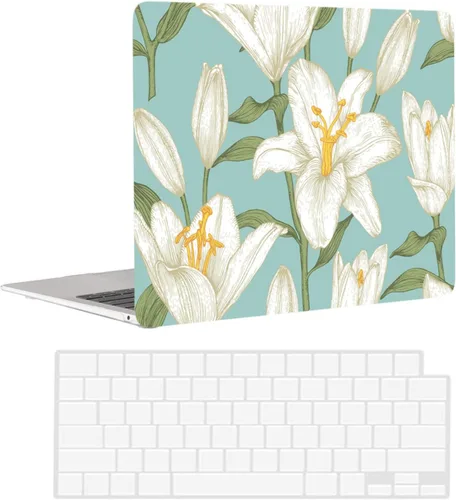 Vista 28 de Funda rígida compatible con MacBook Air de 15 pulgadas versión 2023 con chip M2 y pantalla de retina líquida de 15.3 pulgadas, funda protectora