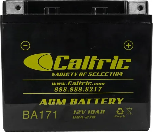 Vista 4 de Caltric Agm - Batería compatible con Honda Gl1800 Gl-1800 Gl1800A Abs 2001-2010
