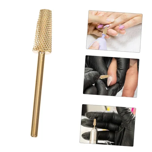 Vista 8 de Beavorty 2pcs Nail Art Drill Machine Nail Drill Multi-Purpose Grinding Head Glass Plastic Metal