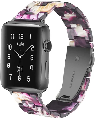Vista 10 de Bandas para Apple Watch Light House - Correas de resina ligera de moda para iWatch para mujeres y hombres 38mm/40mm/41mm/42mm (Series 11 10)
