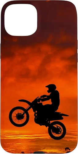 Vista 9 de Carcasa para iPhone 16 Motocross Dirt Bike Jump Sunset