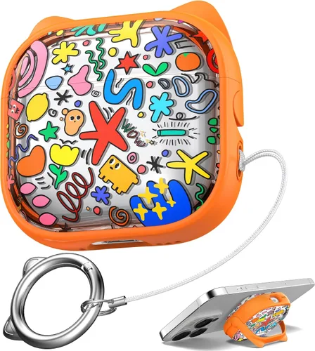Vista 14 de Funda para Estuche de Airpods Pro de 2ª/1ª Generación, Compatible con Estuche de Airpods Pro de 2ª Gen Puerto de Carga USB C, Funda Suave