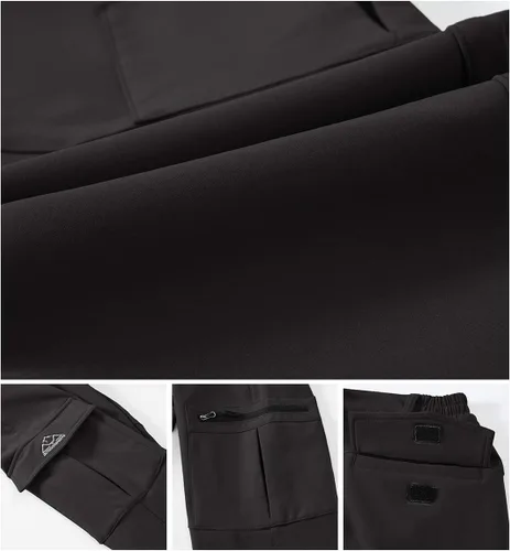 Vista 5 de Gopune - Pantalones de esquí para mujer, impermeables, térmicos, cortavientos, para senderismo y nieve