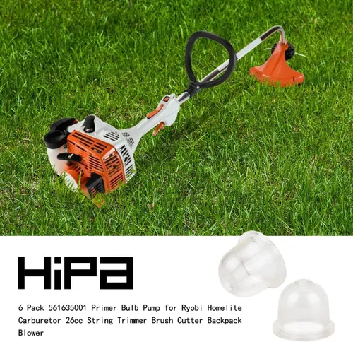 Vista 2 de Hipa Paquete de 6 bombas de cebador 561635001 para Homelite Stihl Weedeater Weedeater cortadora de cepillo, mochila, soplador de malas hierbas