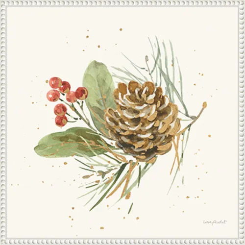 Vista 17 de Amanti Art Lienzo enmarcado para pared, 22 x 22 pulgadas, flores de invierno VI por Lisa Audit, lienzo enmarcado para pared, obras de arte