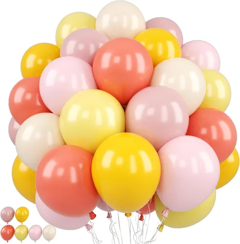 Vista 12 de Globos rosa púrpura negros, 50 unidades de 12 pulgadas, globos de cumpleaños con forma de corazón impresos en color rosa púrpura metálico negro