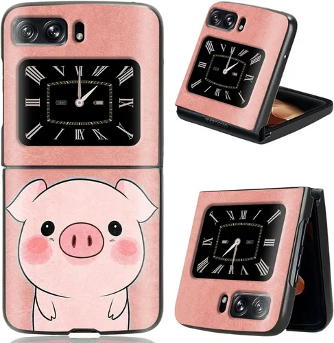 Vista 29 de Rossy Funda para Motorola RAZR 5G, para Moto RAZR 5G, funda delgada y ligera de policarbonato duro a prueba de golpes para Motorola Moto RAZR 5G