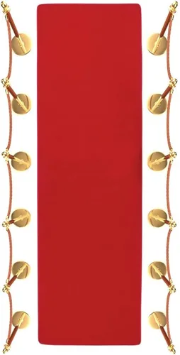 Vista 5 de Trademark Innovations Alfombra roja para pasillo (2' x 10')