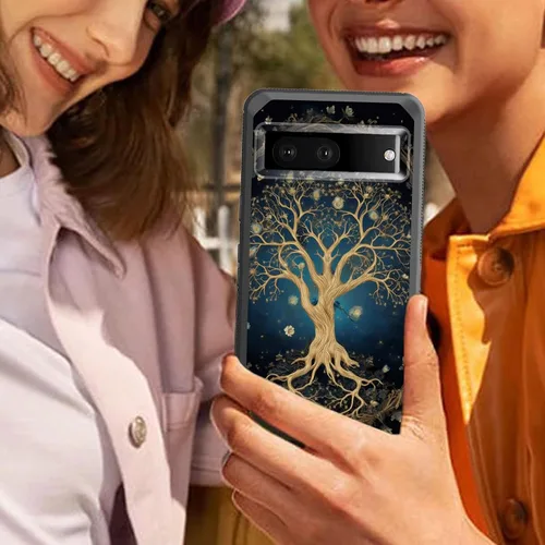 Vista 6 de Funda para Pixel 7a, a prueba de golpes, 3 capas, protección de cuerpo completo, resistente, de alto impacto, para Google Pixel 7a de 6.1 pulgadas