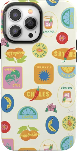 Vista 122 de Casely Funda para iPhone 13 Pro Max Todas las cosas divertidas Diversión en días laborables Compatible con MagSafe Diseño protector audaz