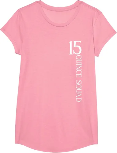 Vista 16 de Quince Squad Quinceanera 15th Birthday - Camiseta de quinceañera para niñas Asphalt Grey