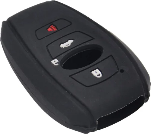 Vista 4 de LemSa Funda protectora de silicona con 4 botones para Subaru 2016-2018 Forester 2017-2018 Outback 2015 2016 2018 XV Crosstrek 2017 Impreza 2014-2017