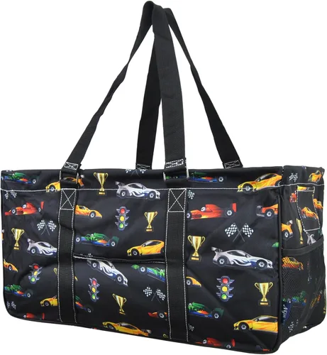 Vista 89 de NGIL Bolsa de comestibles reutilizable extra grande plegable de gran tamaño para comestibles, almacenamiento, picnic, playa, Flecha-negro