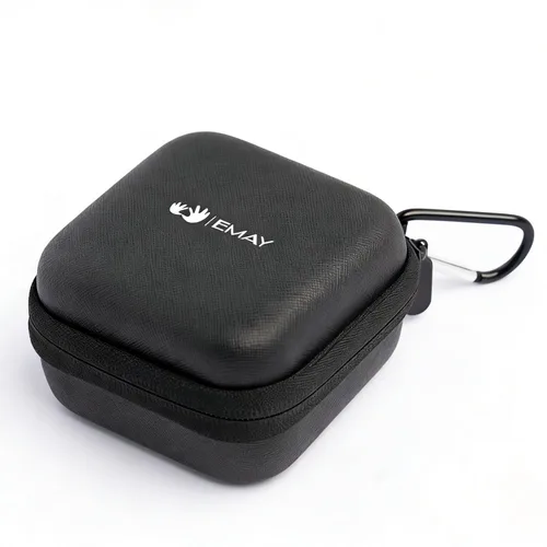Vista 2 de Funda rígida para oxímetros EMAY Compatible con EMO-60, EMO-80, EMO-90 Funda protectora y de transporte para oxímetros de pulso Bluetooth EMAY