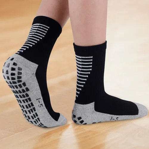 Vista 6 de JHM Pantuflas para niños, con agarre hospitalario, calcetines deportivos deportivos para niños, jóvenes, bebés, niñas