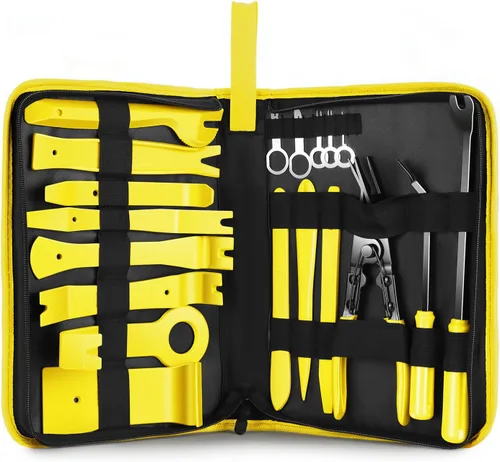 Vista 8 de DNA MOTORING TOOLS-00247 Kit de herramientas de extracción de moldura de automóvil, juego de alicates para clips y removedor de tapicería para panel