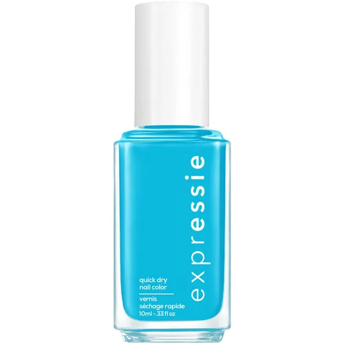 Vista 32 de essie Expressie Esmalte de uñas, esmalte de uñas azul de secado rápido, vegano, Bring The Beat, 0.33 onzas líquidas