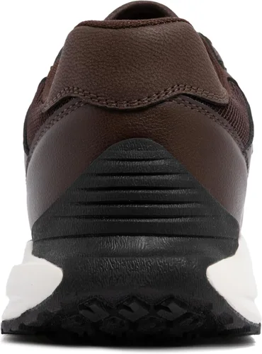 Vista 3 de Nautica Tenis con cordones para hombre: informales, elegantes y cómodos para caminar Marrón