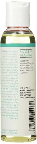 Vista 2 de Oils of Aloha - Aceite de nuez Kukui Hawaii con fragancia Tropic Breeze, 4 onzas