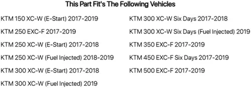 Vista 2 de Acerbis Guardabarros trasero 16 KTM naranja para KTM 300 XC-W (E-Start) 2017-2018