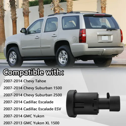 Vista 6 de Botón de interruptor de liberación de cristal de la ventana del elevador trasero para Chevy Tahoe 07-14 Compatible con Cadillac Escalade GMC Yukon