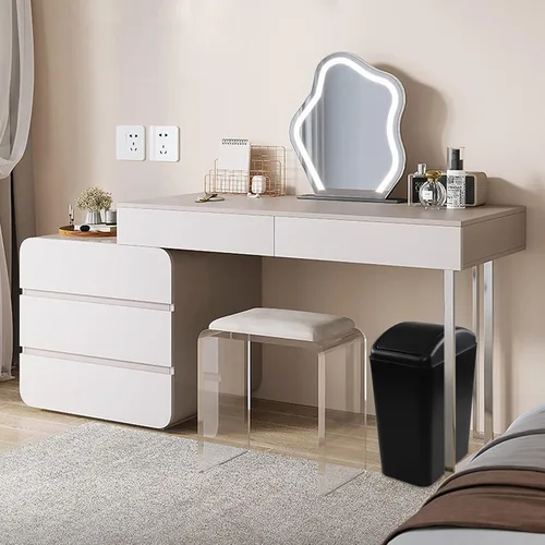 Vista 6 de Paquete de 3 botes de basura de 4.5 galones con tapa abatible, color negro Plastic Swing Lid Trash Can, Slim Narrow Body, Perfect For Bathroom