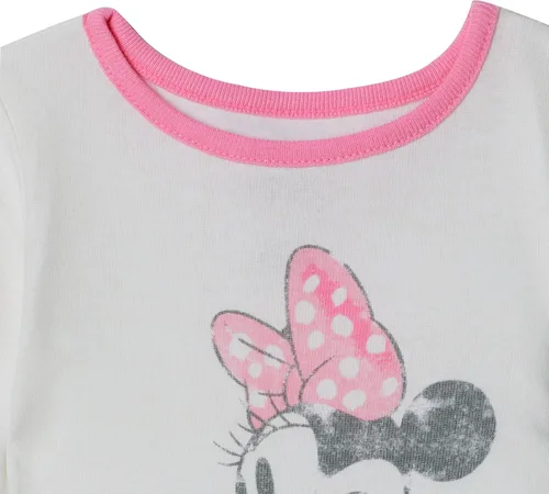 Vista 2 de Disney Pijama de algodón ajustado de Minnie Mouse para bebé niña