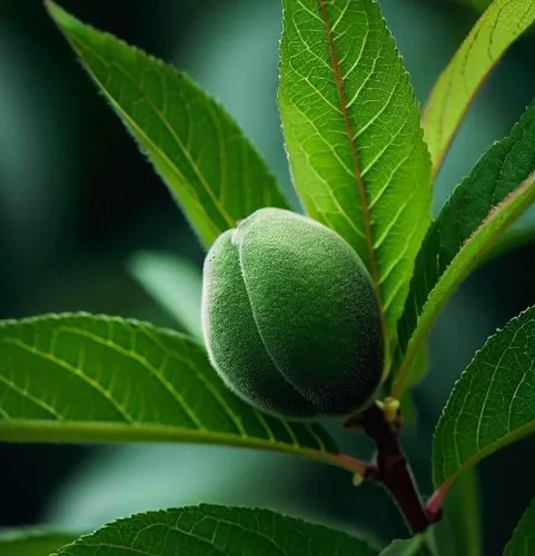 Vista 3 de Prunus persica nemaguard (Nemaguard Peach) Semillas de árboles frutales, portainjertos populares utilizados en el cultivo de melocotoneros, semillas