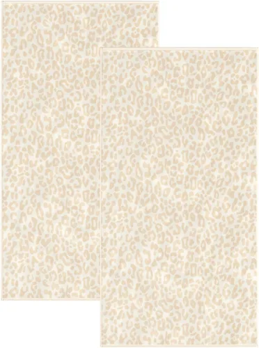 Vista 22 de Great Bay Home Toallas de playa 100% algodón, paquete de 4 toallas de piscina de 30 x 60 pulgadas, toallas absorbentes y de secado rápido