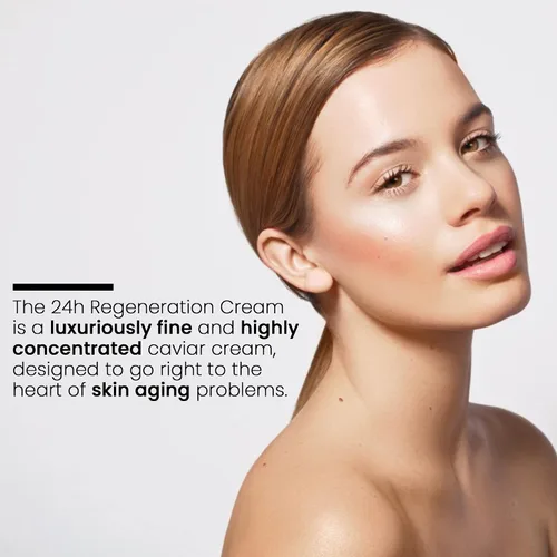 Vista 7 de Crema hidratante facial Caviar Regenerate – Crema antienvejecimiento para manchas de envejecimiento, tratamiento facial con ácido hialurónico