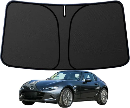 Vista 94 de CX-3 - Parasol para parabrisas para Mazda CX-3 2013-2025 bloquea los rayos UV, visera plegable 1:1, personalizable, gruesa, resistente al desgaste