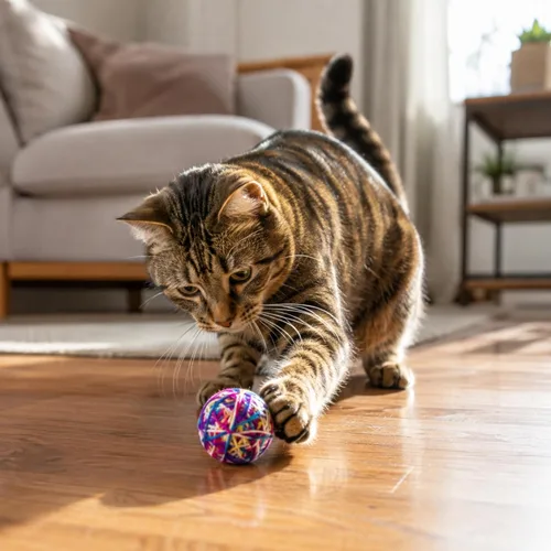 Vista 9 de SPOT Sew Much Fun - Bolas de hilo para gatos, 2.5 pulgadas, paquete de 2