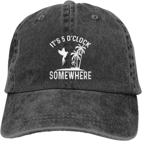 Vista 9 de 5 Oclock Somewhere Hat It is 5 Oclock Somewhere Hat Sombrero Mujer Gorra de béisbol Cool Hats
